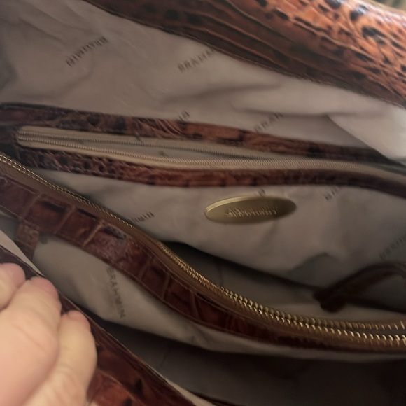 Brahmin Anne Bag in Pecan Croc - Picture 6 of 6